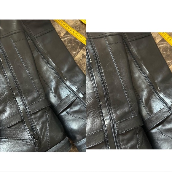 Marc Fisher Audrey leather riding boots size 7.5 - Picture 7 of 8